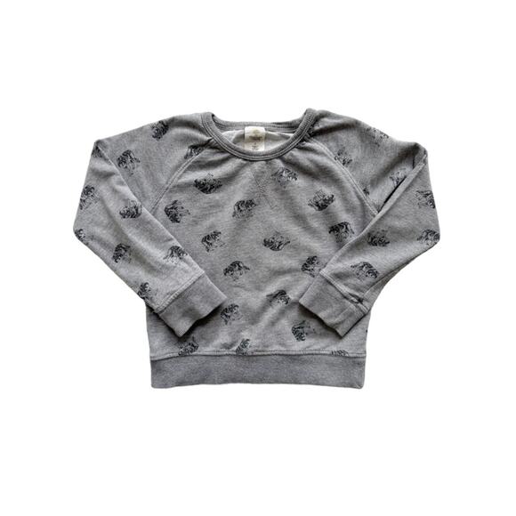 Tucker + Tate Wolf Pullover Crew Sweatshirt Size 2 - Picture 1 of 4